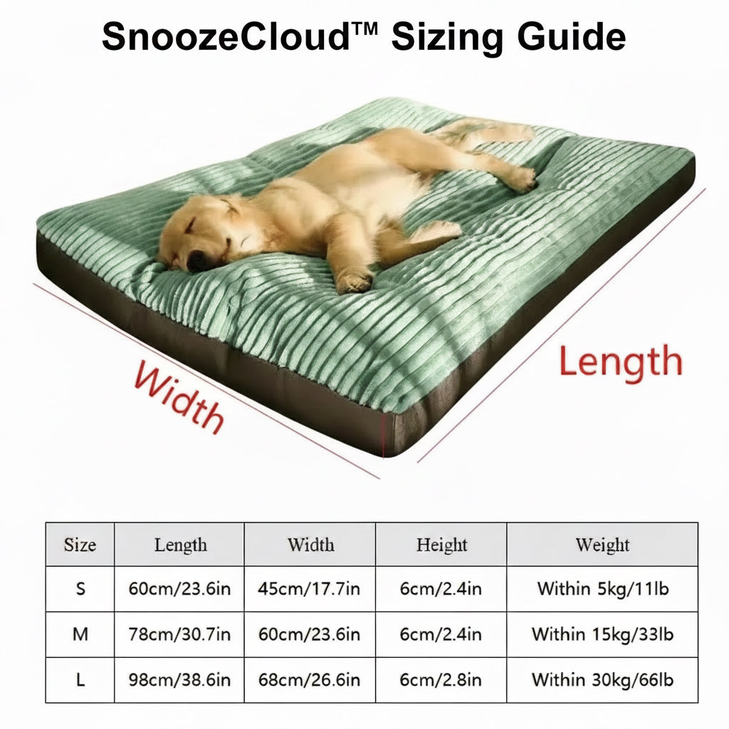 Winter Warm Pet Dog Bed Corduroy Dog Sleeping Mat Soft Pet Mat for Small Medium Large Dogs Detachable Washable Puppy Bed