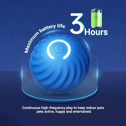 Dog Toy Ball Automatic Moving Bouncing Rolling Ball USB Smart Puppy Interactive Dog Chew Toy Ball
